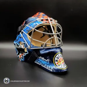 Don Cherry Signed Goalie Mask Kelly Hrudey Tribute Hockey Night In Canada CBC