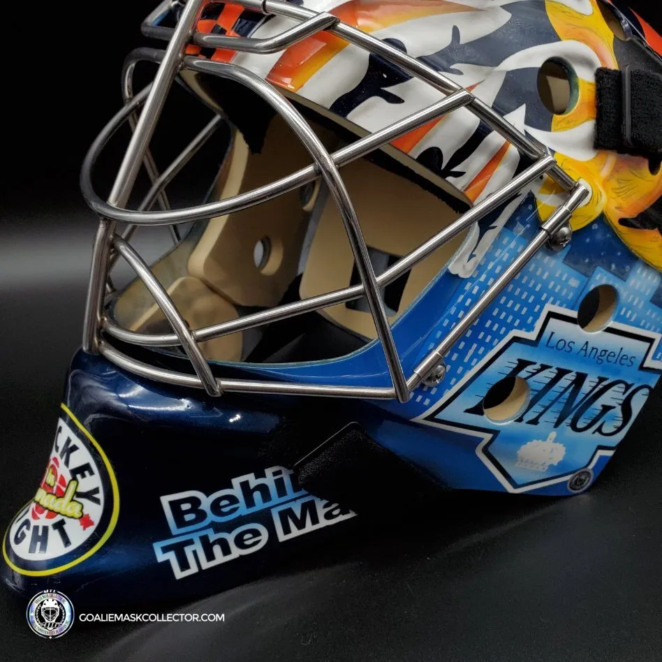 Don Cherry Signed Goalie Mask Kelly Hrudey Tribute Hockey Night In Canada CBC