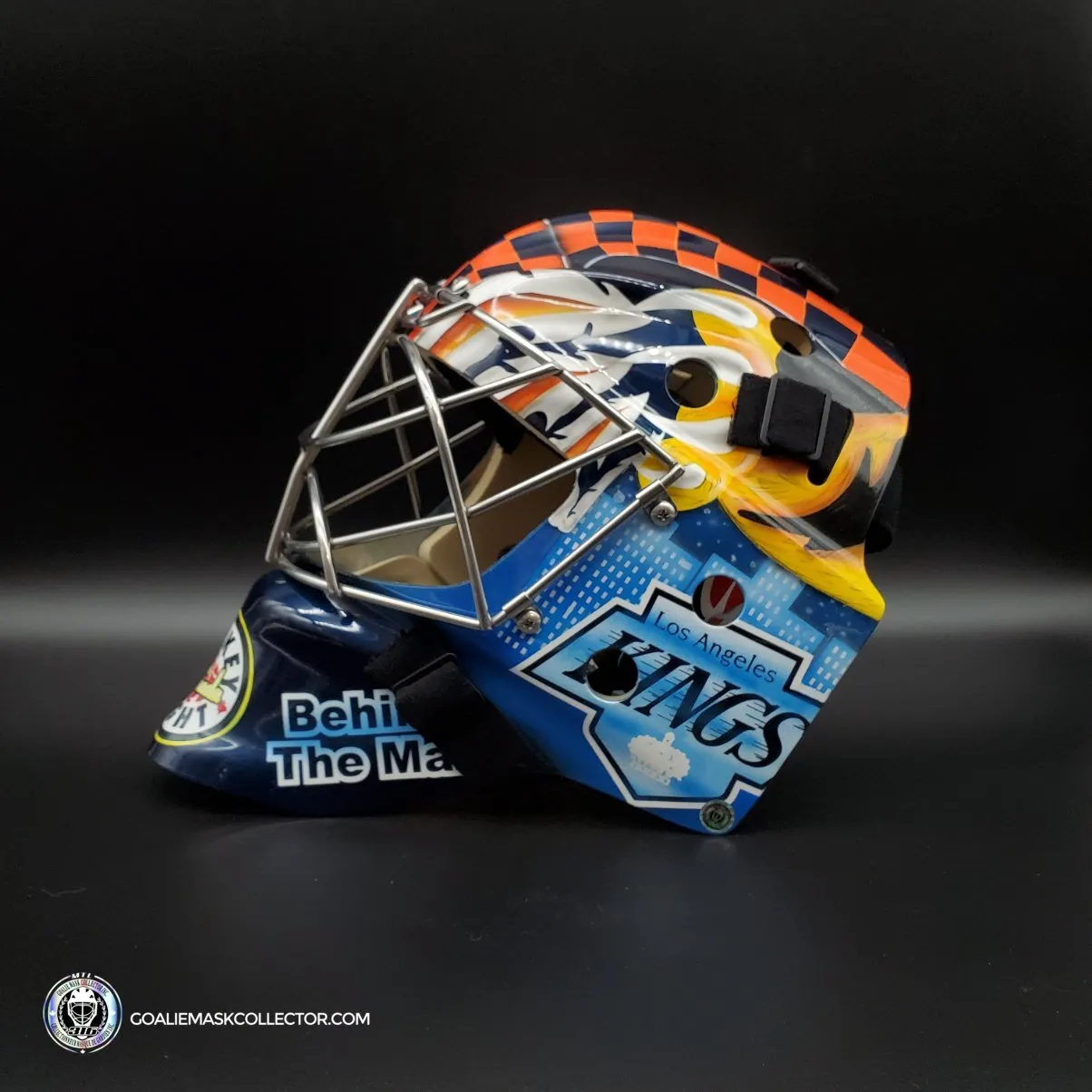 Don Cherry Signed Goalie Mask Kelly Hrudey Tribute Hockey Night In Canada CBC