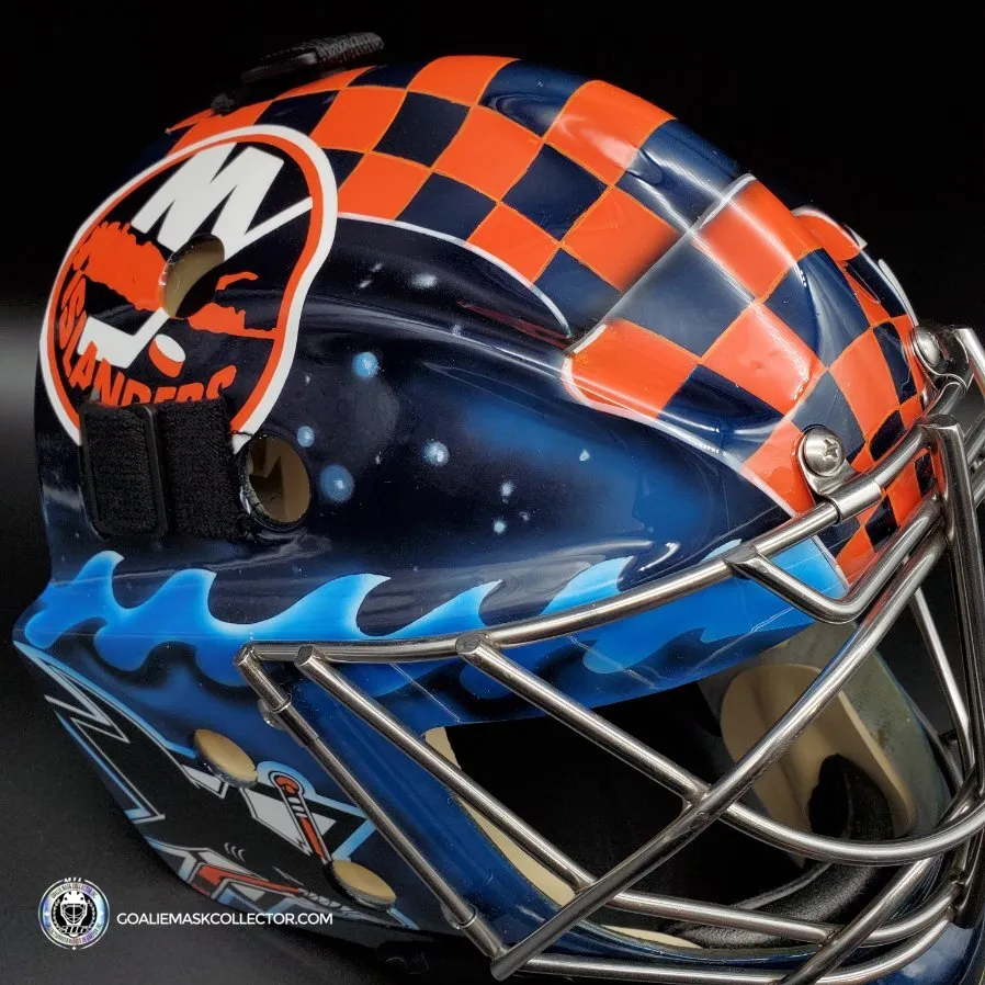 Don Cherry Signed Goalie Mask Kelly Hrudey Tribute Hockey Night In Canada CBC