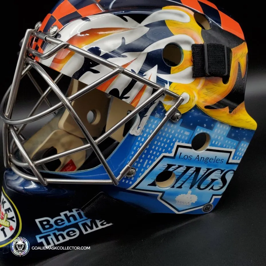Don Cherry Signed Goalie Mask Kelly Hrudey Tribute Hockey Night In Canada CBC
