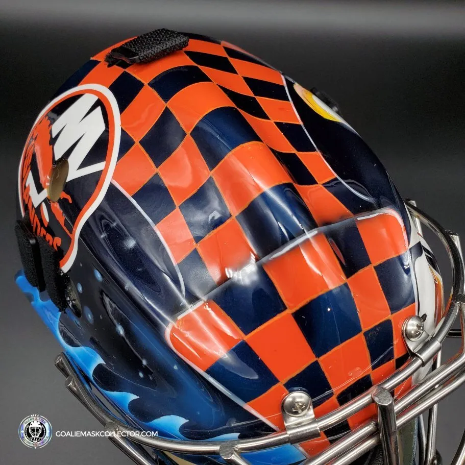 Don Cherry Signed Goalie Mask Kelly Hrudey Tribute Hockey Night In Canada CBC