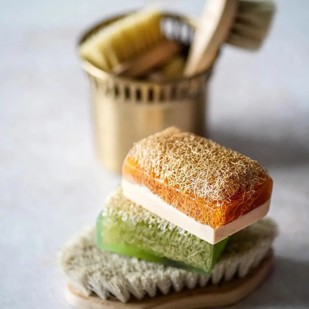 Donkey Milk   Honey Soap With Loofah