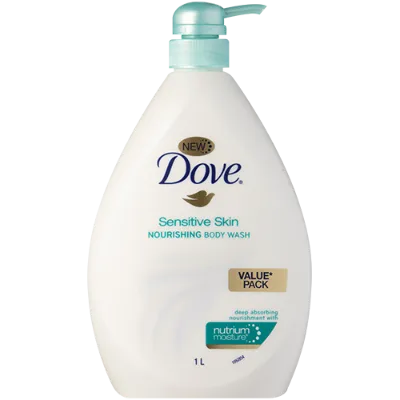 Dove Sensitive Skin Nourishing Body Wash 1l