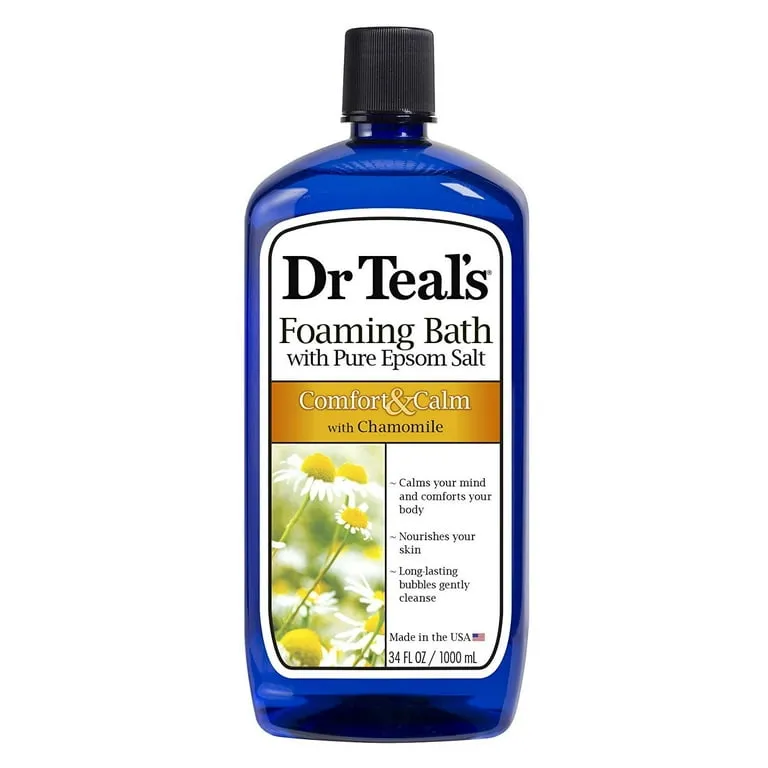 DR TEAL'S FOAMING BATH WITH CHAMOMILE 1000ML