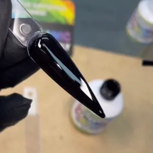 Dynamic Black Gel Polish (High-pigmented Black Shellac Gel Color)