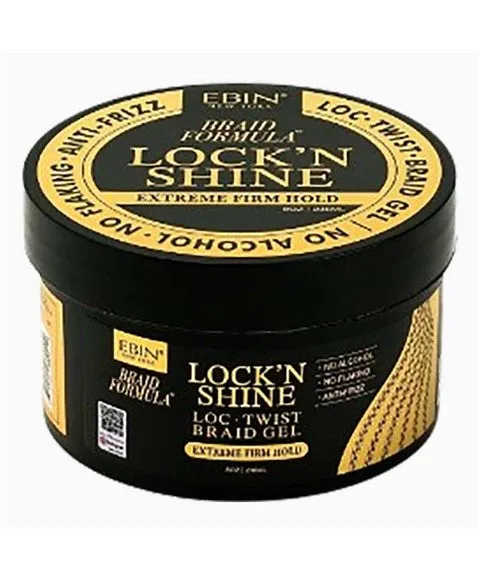 EBIN New York Braid Formula Lock N Shine Extreme Firm Hold Gel