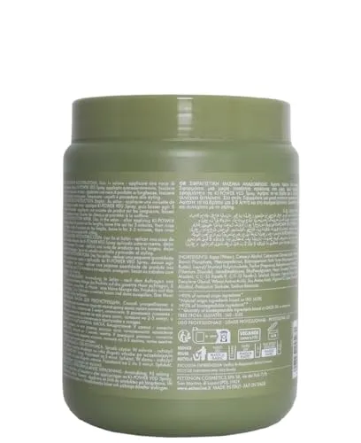 Echosline KIPower VEG Reconstruction Mask for Damaged Hair - 1000 ml. / 33.8 fl.oz.& - 300 ml. / 10.1 fl.oz. (Mask for Damaged Hair 11.83 fl.oz.)