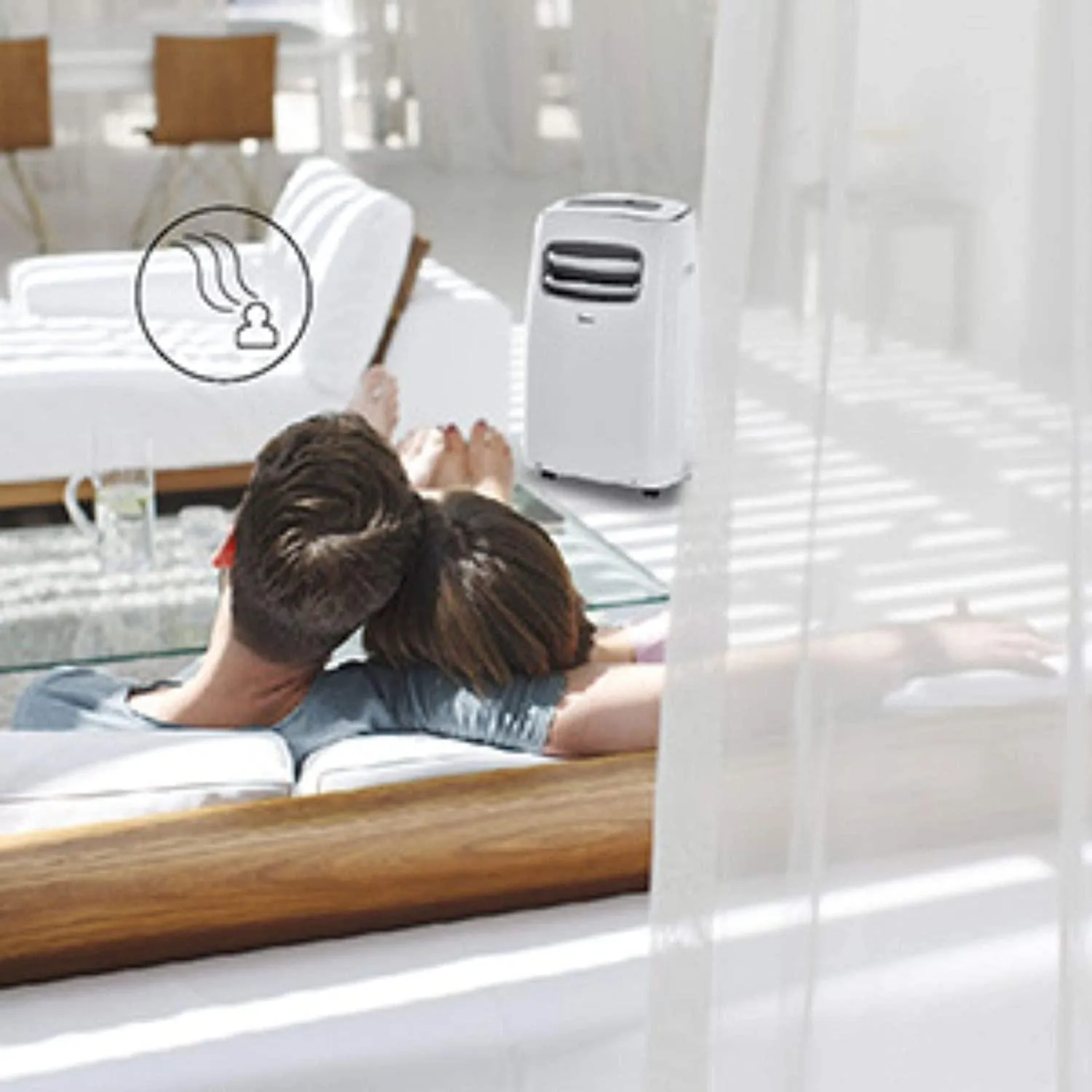 Eco-Air Portable Air Conditioner EA-AC14000,14,000 BTU with Smart Wi-Fi Control