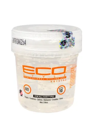 Eco Style Krystal Professional Styling Gel 8 oz