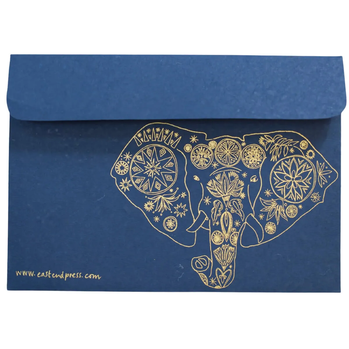 Elephant Mask Greetings Card by East End Press