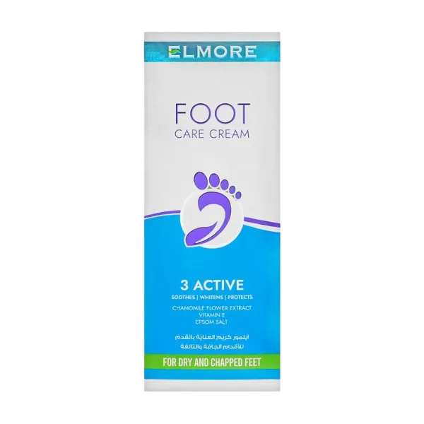 Elmore 3 Active Foot Care Cream For Dry & Chapped Feet 100ml