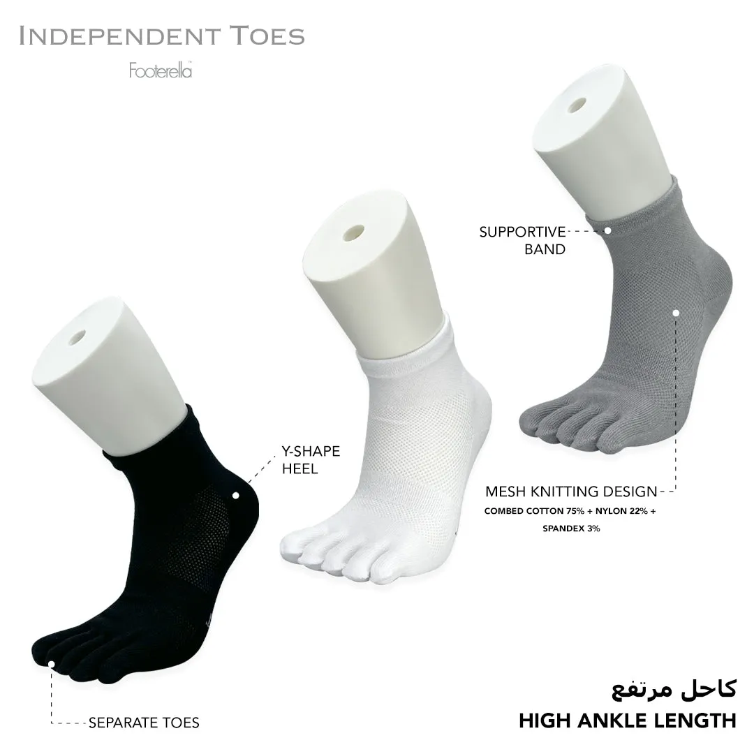 Essential Toe Socks for Boys - High Ankle
