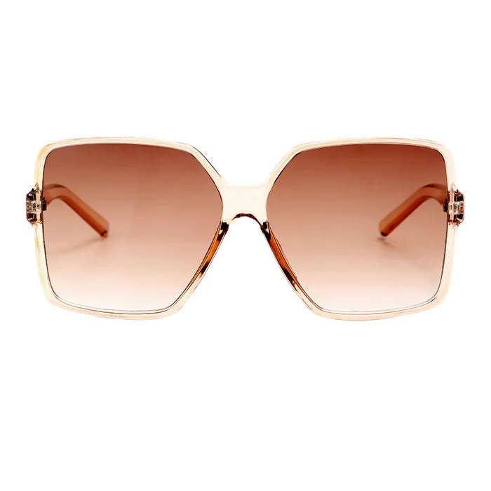 European and American large frame sunglasses