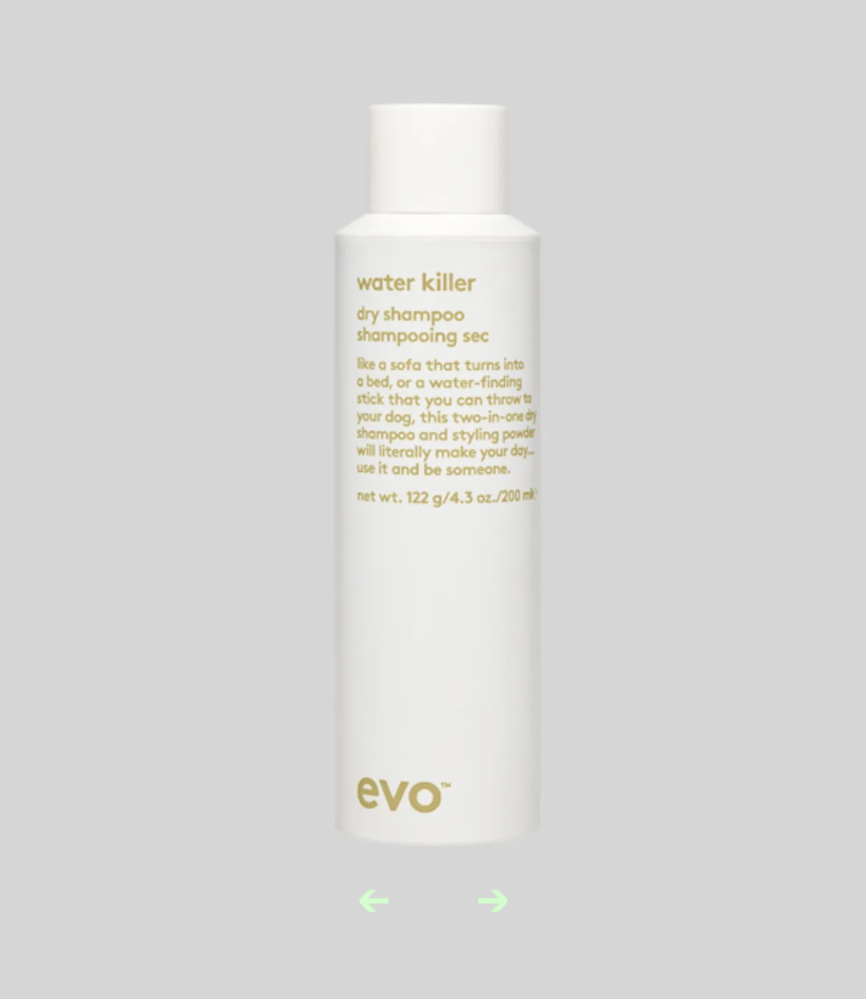 Evo Water Killer Dry Shampoo