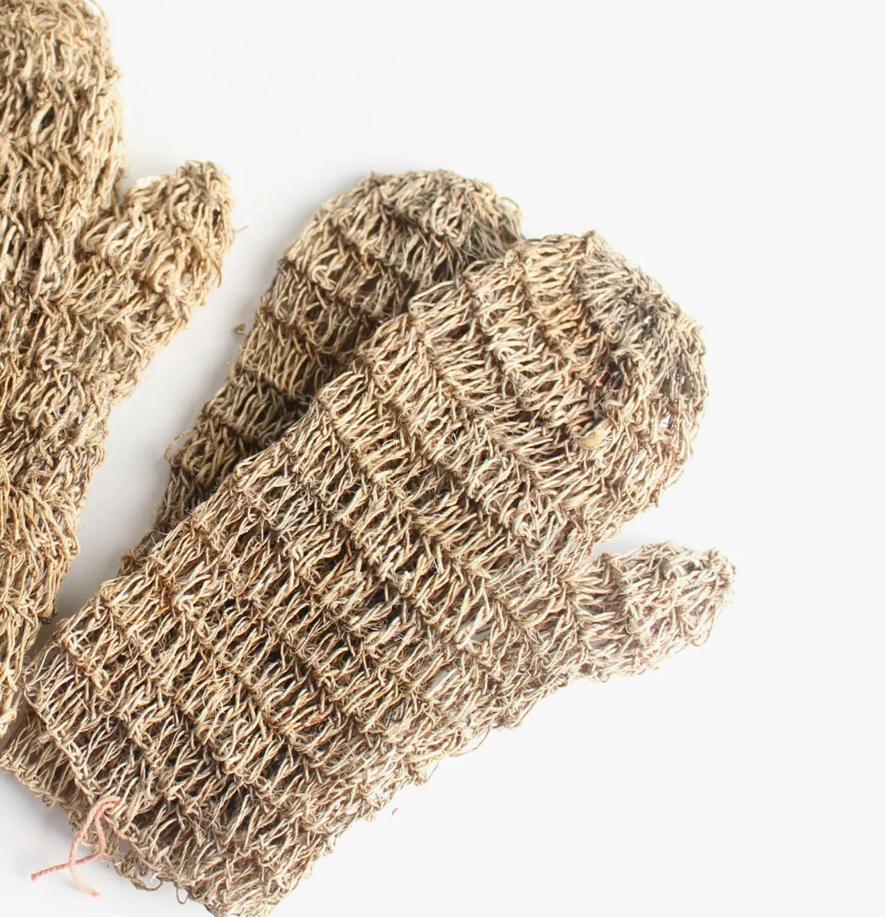Exfoliating Earth Hemp Body Scrub Mittens Pairs