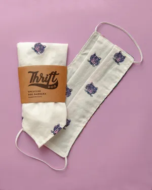 Face Mask & Dog Bandana Set in Tiger King (Immediate Ship)