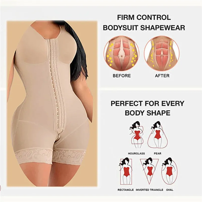 Fajas Shapewear High Compression Bodysuit Girdles