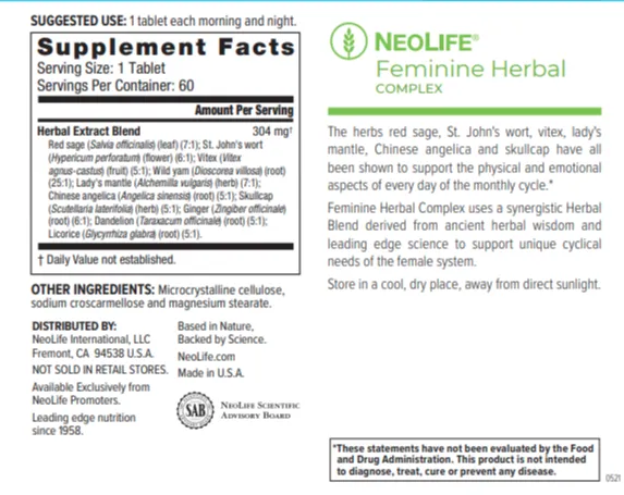 Feminine Herbal Complex