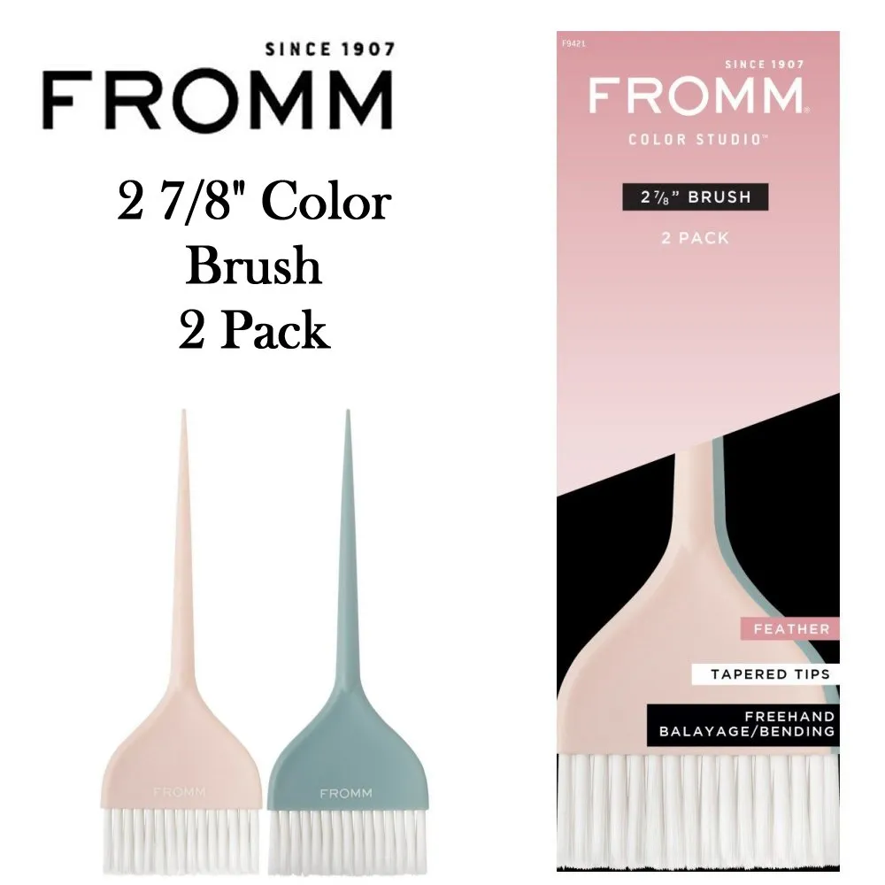 Fromm 2 7/8" Color Brush with Tapered Tips, 2 pack (F9821)