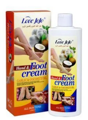 Garlic & Coconut oil Hand & Foot Cream 300ml - Love Jojo