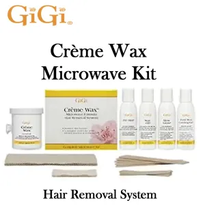 GiGi Crème Wax Microwave Kit Hair Removal System (0165)