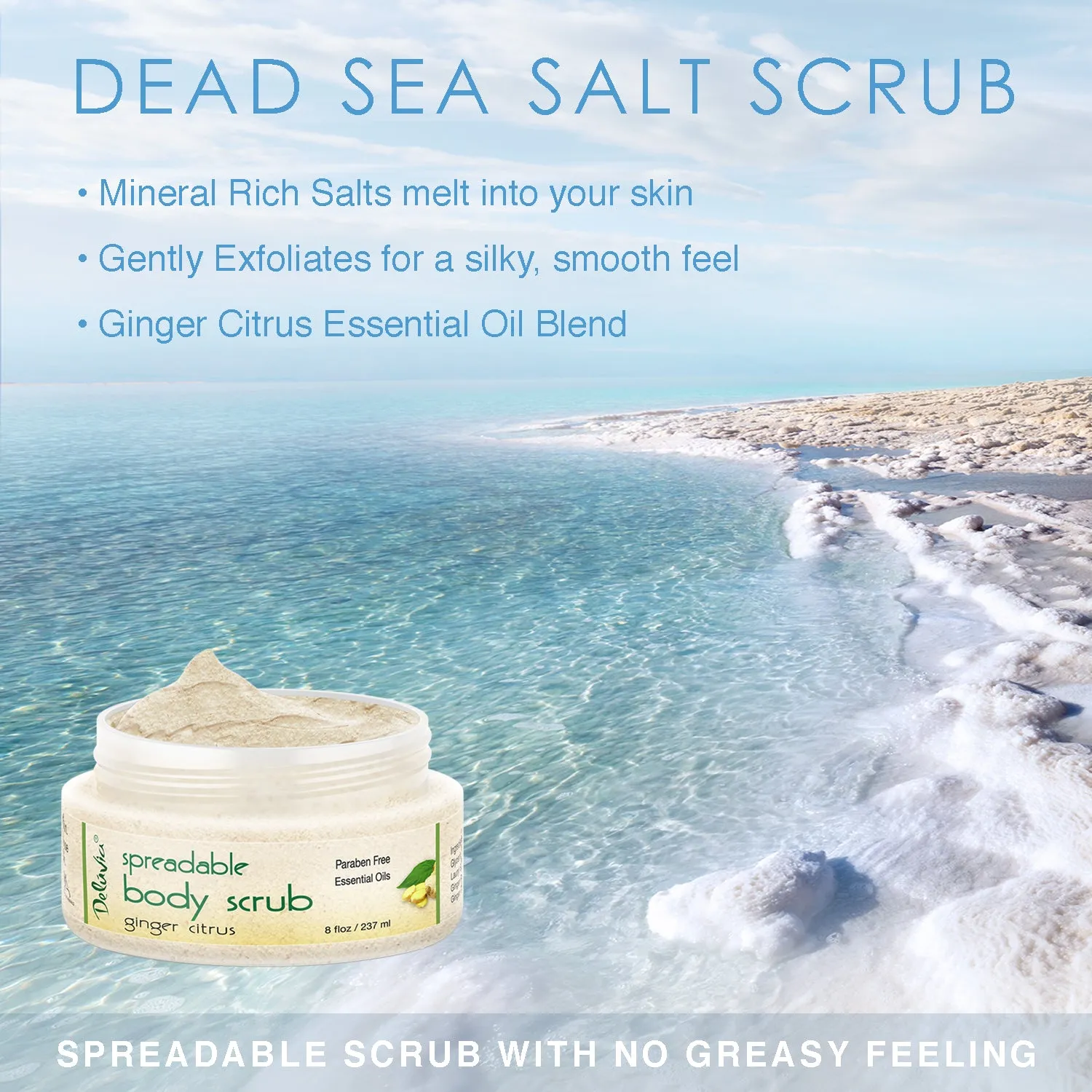 Ginger Citrus Spreadable Body Scrub