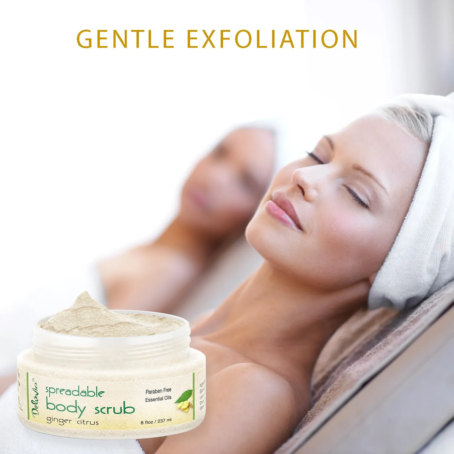 Ginger Citrus Spreadable Body Scrub