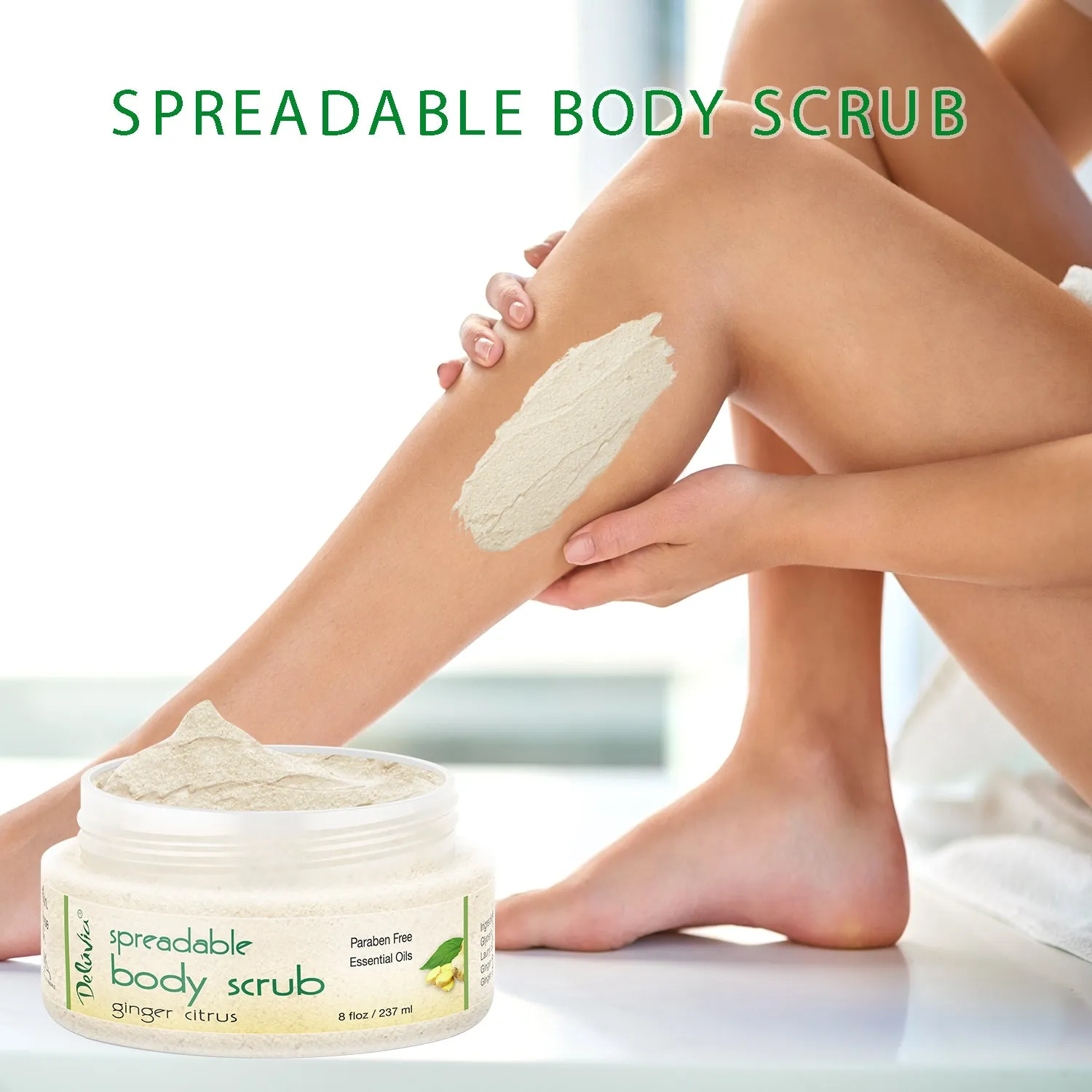Ginger Citrus Spreadable Body Scrub
