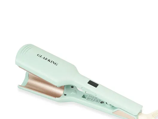 GLADKING 25mm Twins Mermaid Hair Waver Anti-Scald Hair Crimper