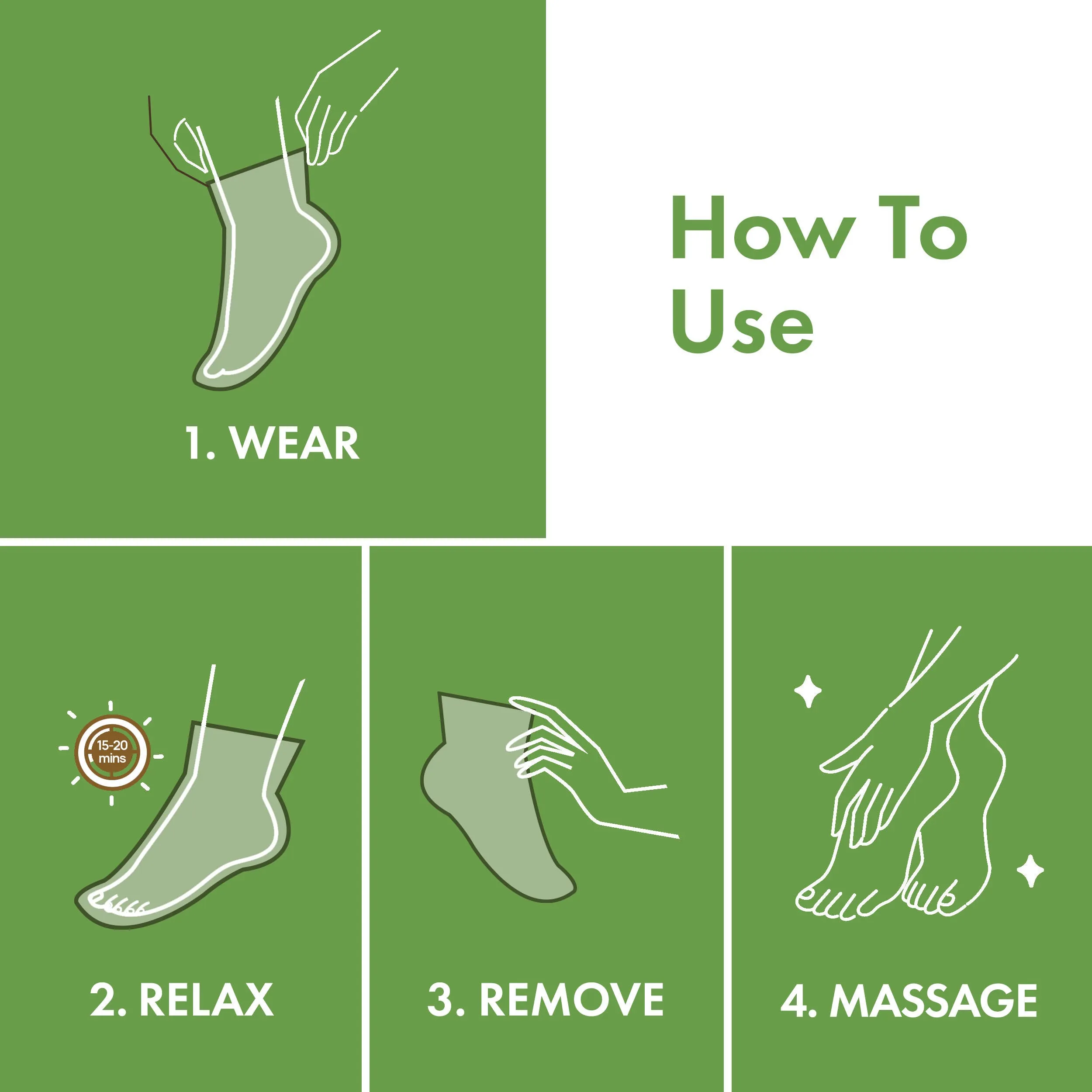 Good Vibes Aloe Vera Nourishing Foot Mask | Moisturizing, Soothing | Vegan, No Parabens, No Sulphates, No Animal Testing, No Alcohol (20 g)