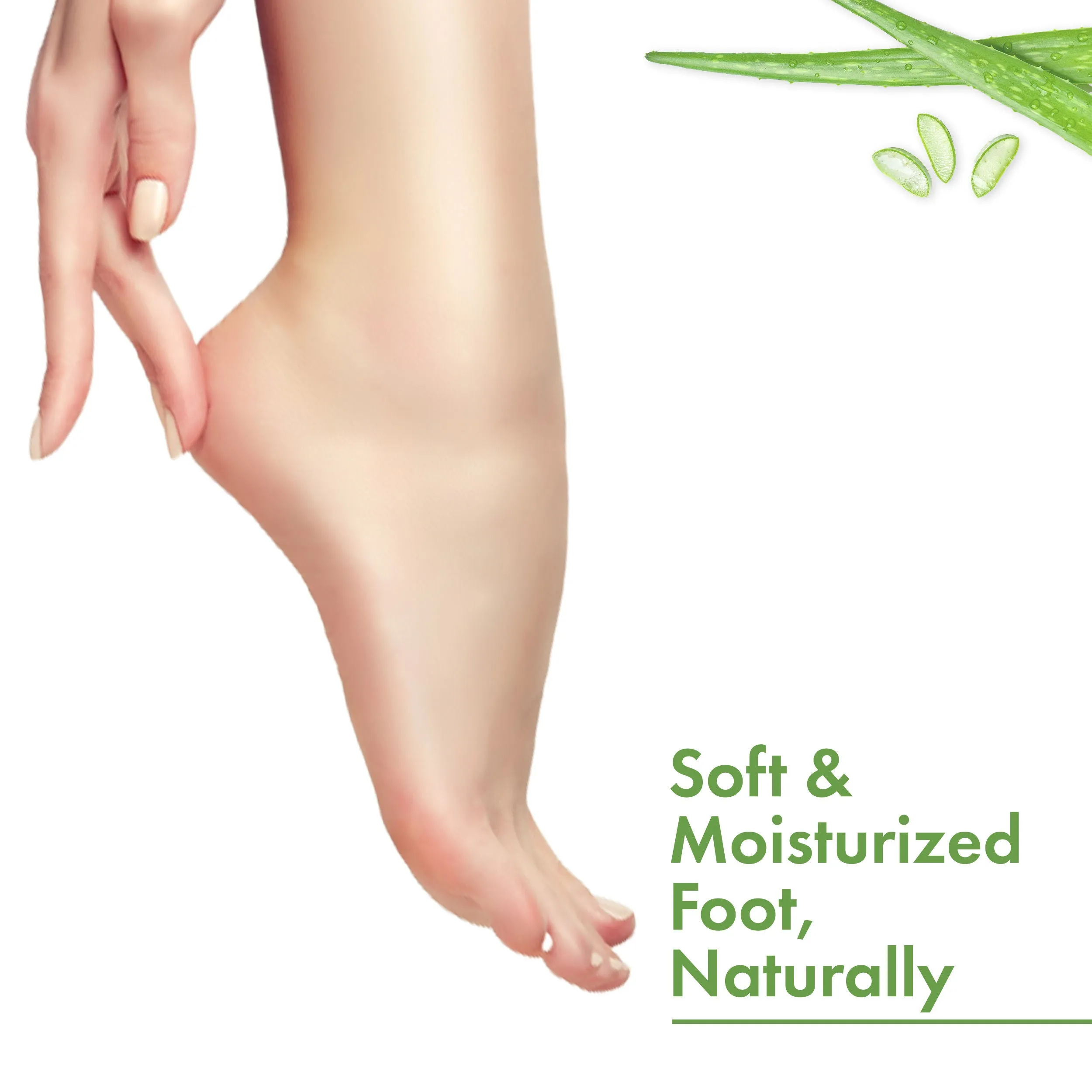 Good Vibes Aloe Vera Nourishing Foot Mask | Moisturizing, Soothing | Vegan, No Parabens, No Sulphates, No Animal Testing, No Alcohol (20 g)