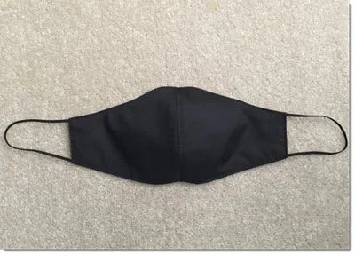 Green and Black Reversible Face Mask