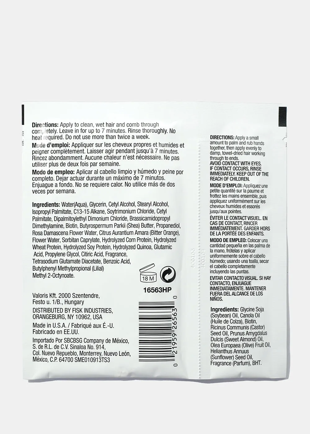 Hair Chemist- Thicken Biotin Hair Mask