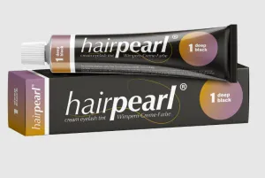 hairpearl Cream Eyebrow Tint No 1 Deep Black