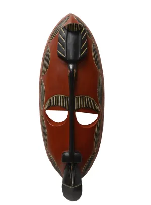 Handmade Sese Wood Ohemaa Bird Mask