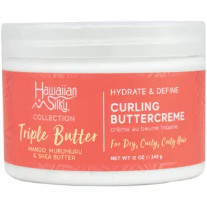 Hawaiian Silky: Triple Butter Hydrate & Define Curling Buttercreme 12oz