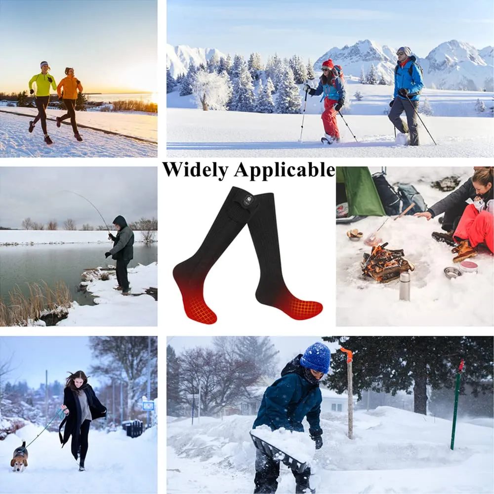 Heated Socks - Infrared Heating with Reinforced Toe for Winter