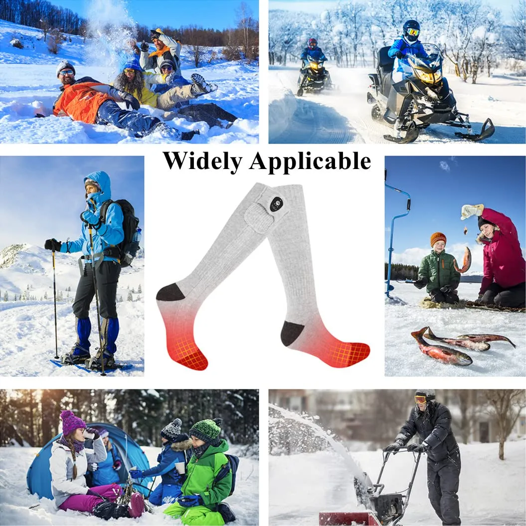 Heated Socks - Infrared Heating with Reinforced Toe for Winter