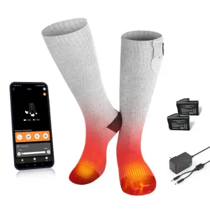 Heated Socks - Infrared Heating with Reinforced Toe for Winter