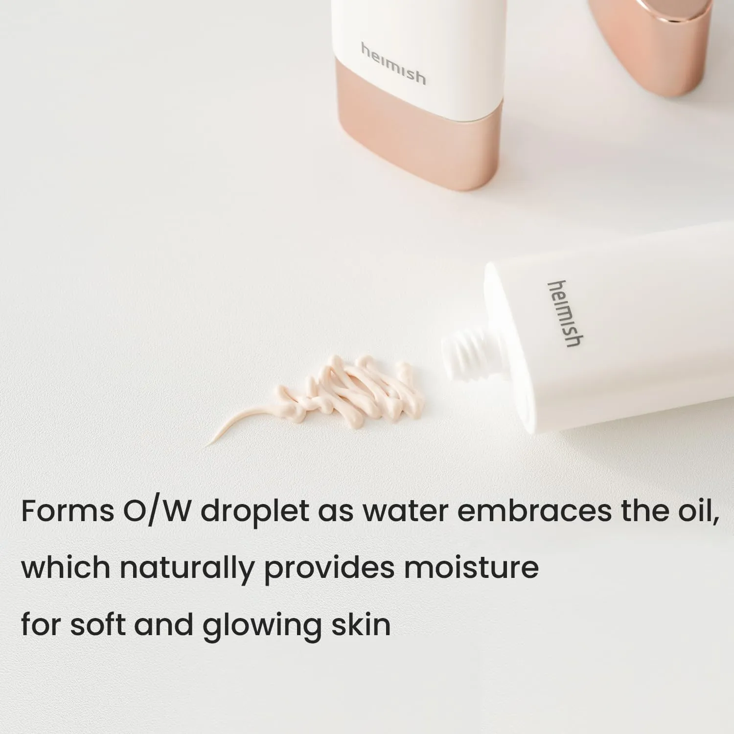 HEIMISH Artless Glow Base, Multipurpose Makeup Base, Primer, Highlighter, Tone Up Sunscreen for face, Lightweight, Non-greasy, Hydrating, Natural Finish with SPF 50  PA    , 1.35fl.oz/40ml
