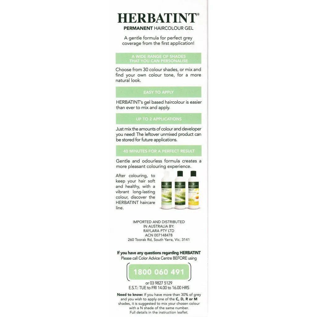 Herbatint 4D Golden Chestnut Colour