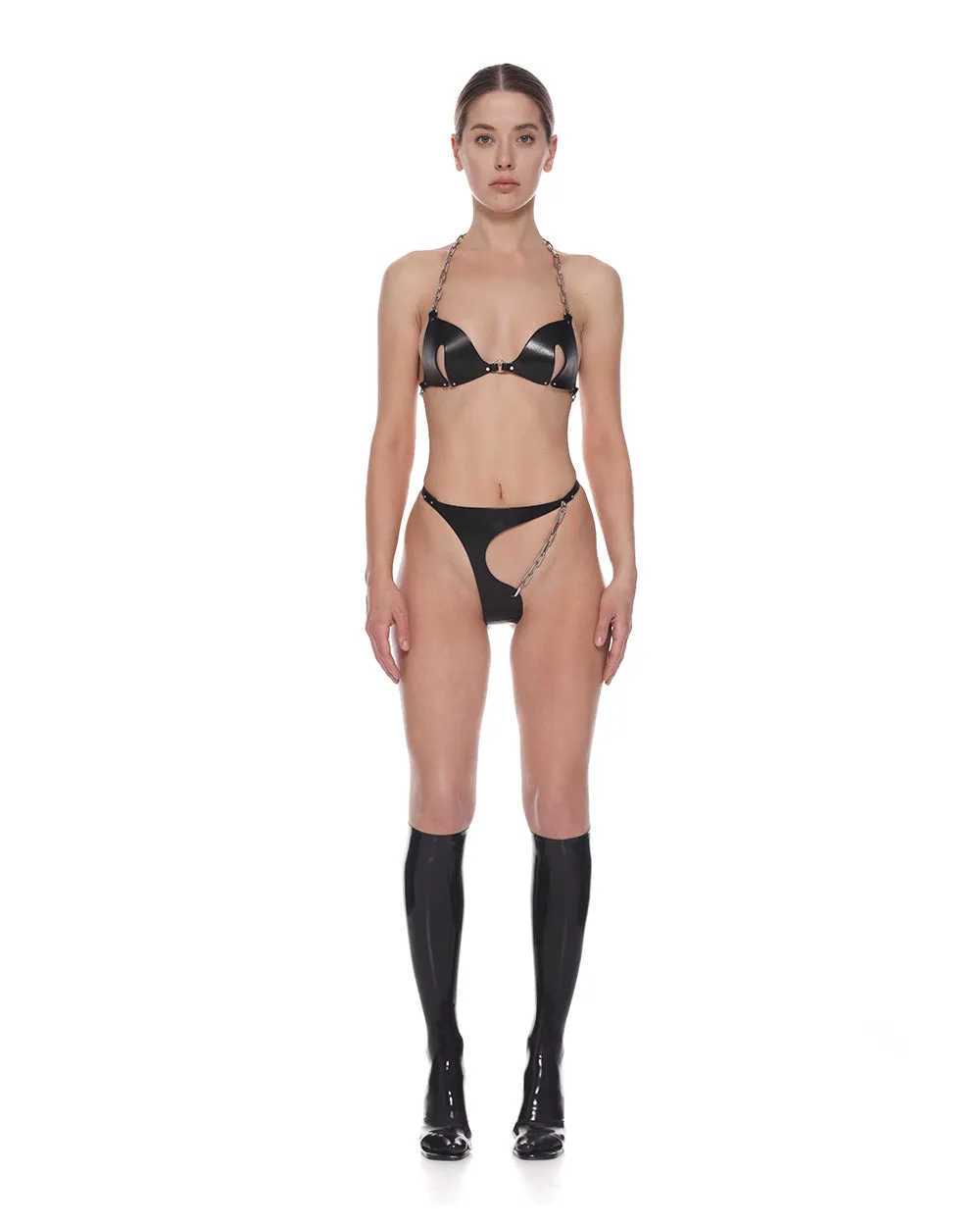 High Socks "Stella001" Black