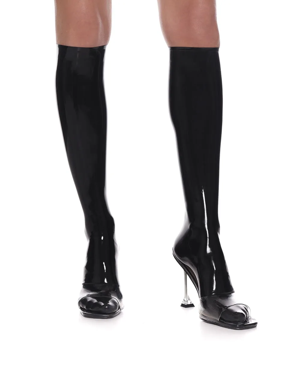 High Socks "Stella001" Black