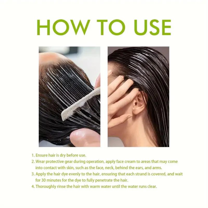Hoegoa Herbal Hair Dye Shampoo