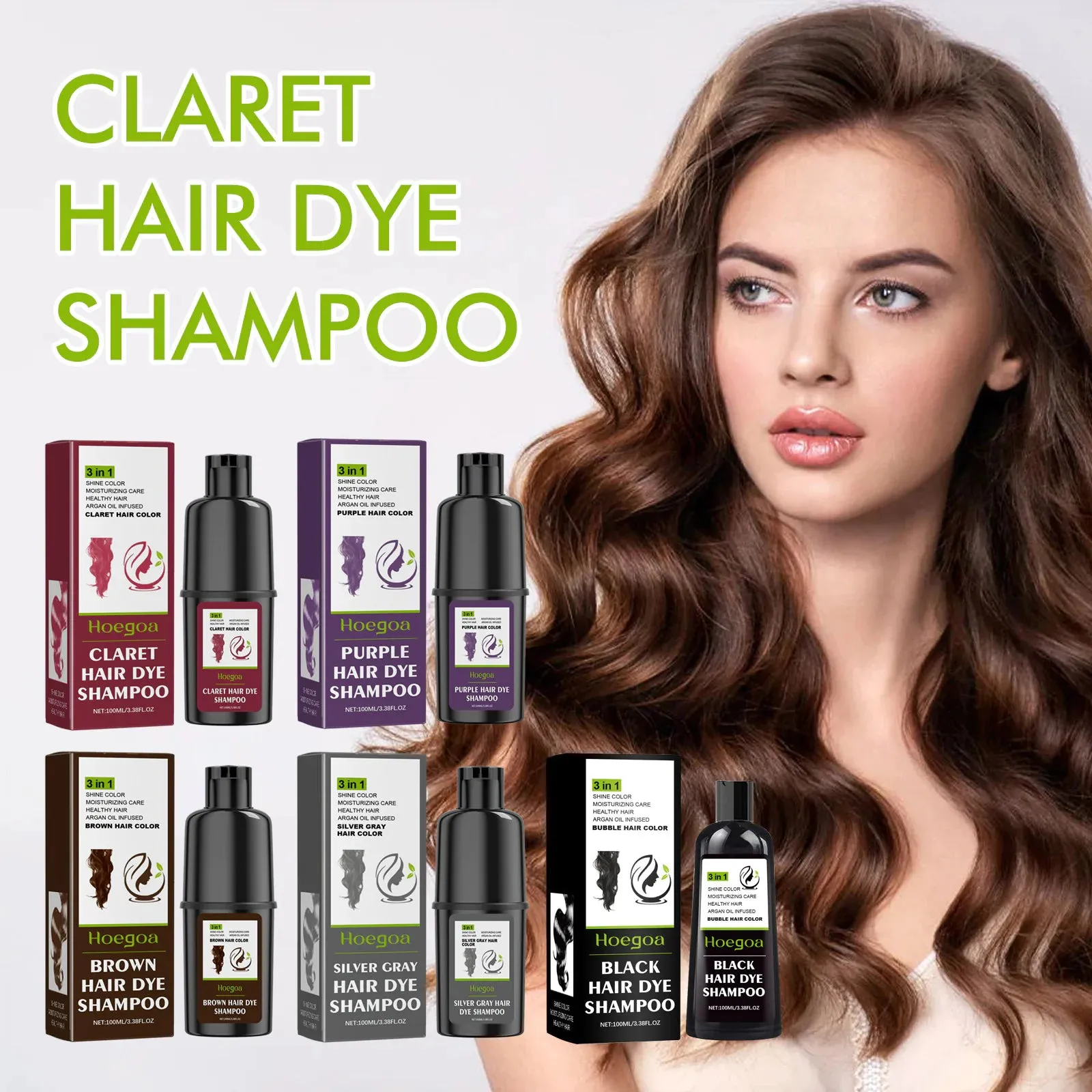 Hoegoa Herbal Hair Dye Shampoo