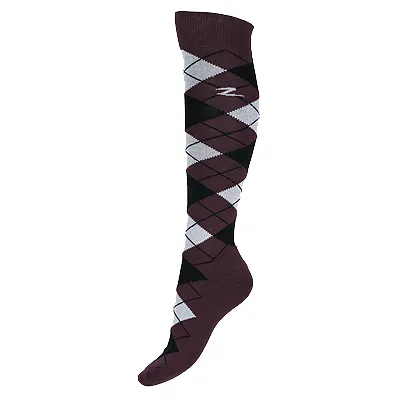 Horze Alana Checked Winter Socks