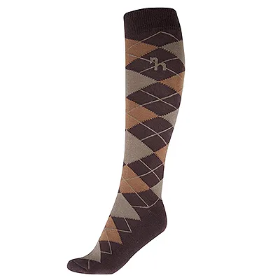 Horze Alana Checked Winter Socks