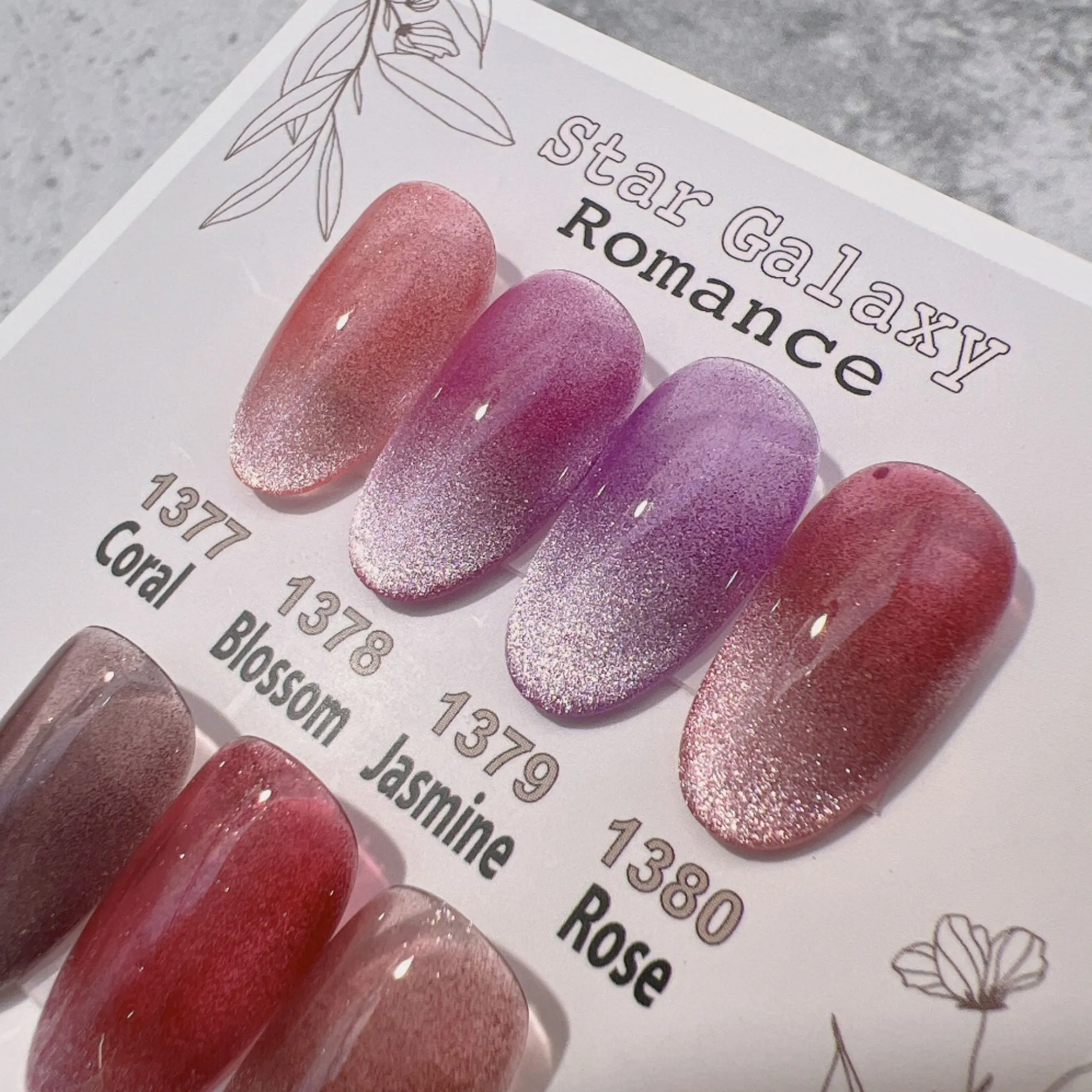 ICEGEL Star galaxy romance gel polish