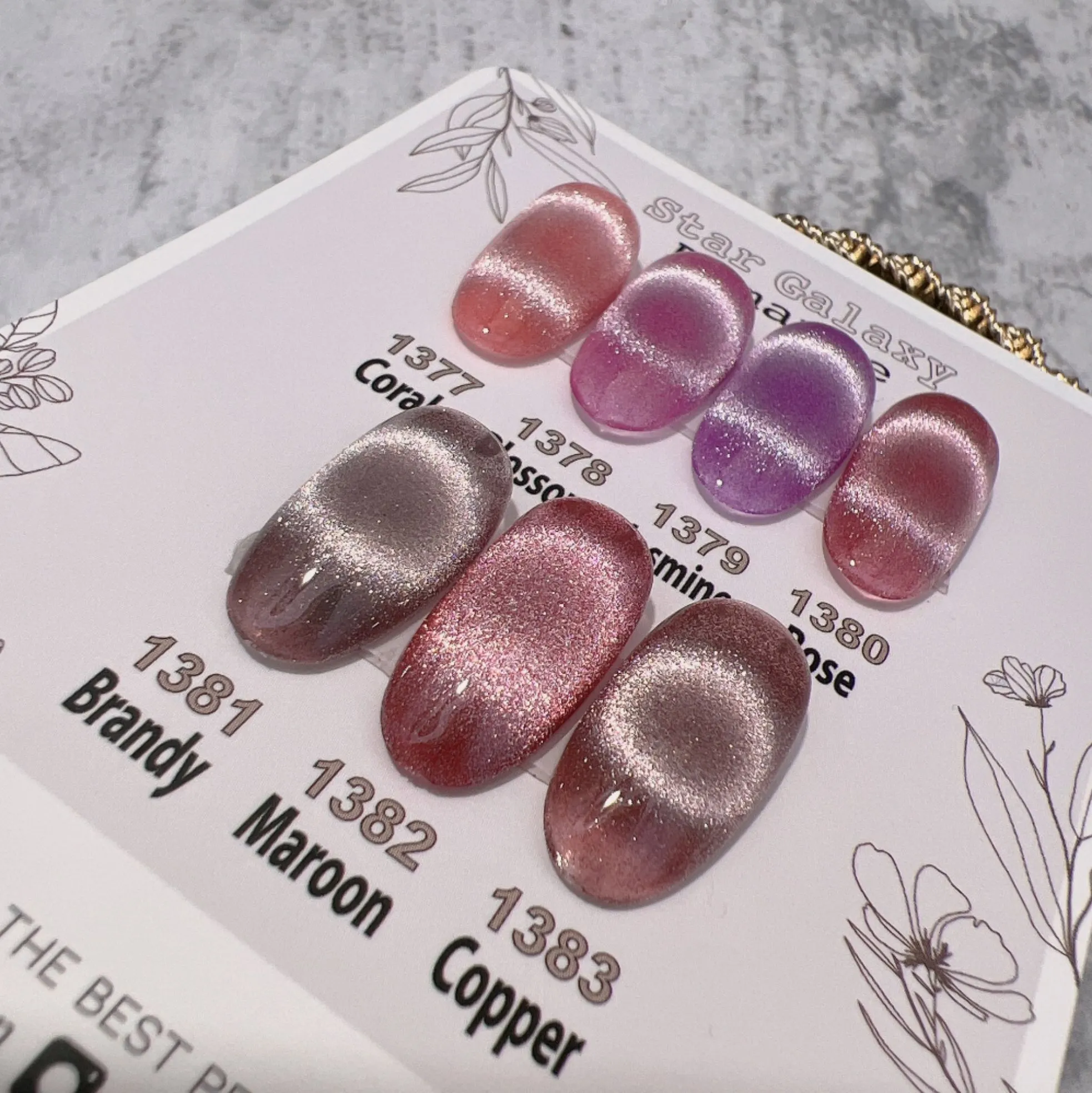 ICEGEL Star galaxy romance gel polish